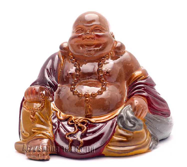 Novel present, Allochroic Mascot, Colorful Laugh Buddha, Ornament, tea pet,Fengshui, Best Gifts,will change color,S1039C