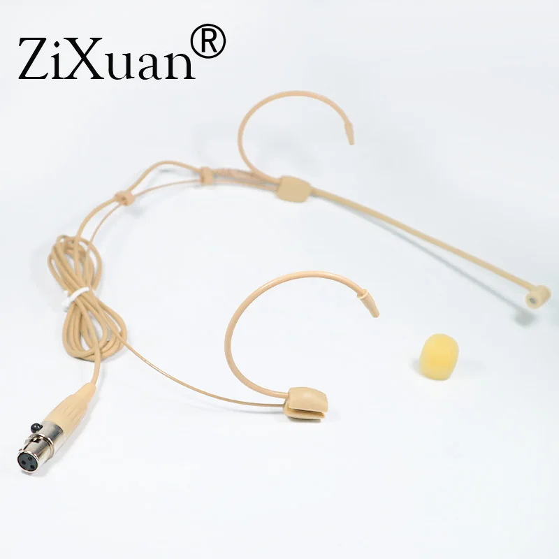 Headband Head Wearing Unidirectional Microphone for Shure Sennheiser AKG MiPro Audio Technica 4Pin 3Pin TA4F 3.5mm Lock