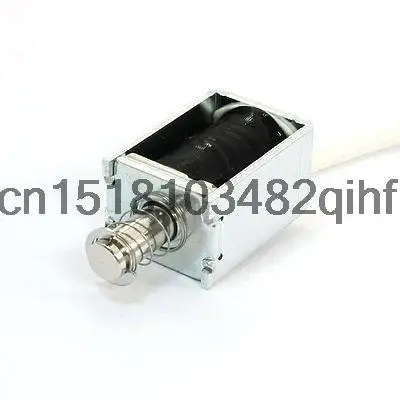 

Open Frame Solenoid Electromagnet DC15V 0.26A 3.99W 2mm 500g 6mm 100g