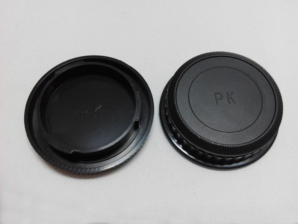 NP3209 Set of Professional Rear Lens Cap + Camera Body Cap for Pentax PK