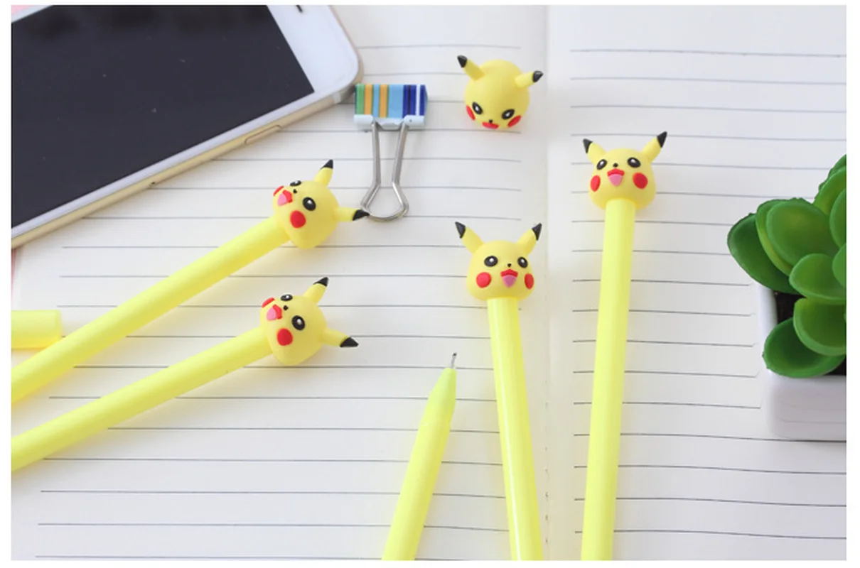 24 Pcs Korean Creative Stationery Yellow Elf Neutral Pen Kawaii School Supplies Pen for Writing Office Supplies Wholesale