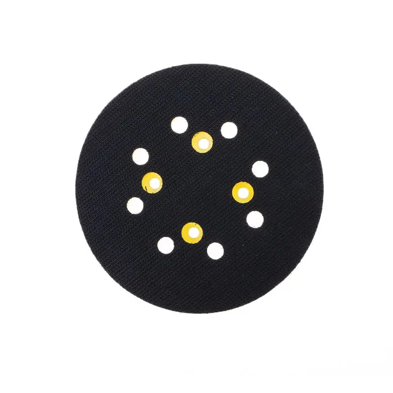 5 Inch 8 Hole Replacement Sander Pad Sander Hook & Loop Replacement Sanding Pad Electric Grinder Power Tool Round-shaped 517A