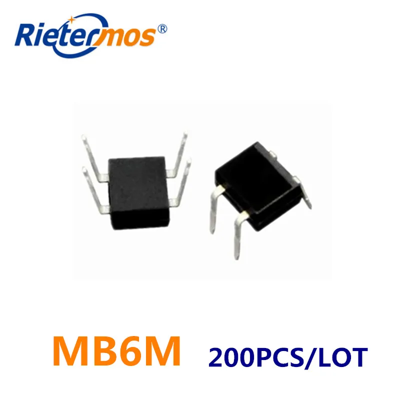 200 PCS MB6M 0.5A 600 V DIP - 4 คุณภาพสูง