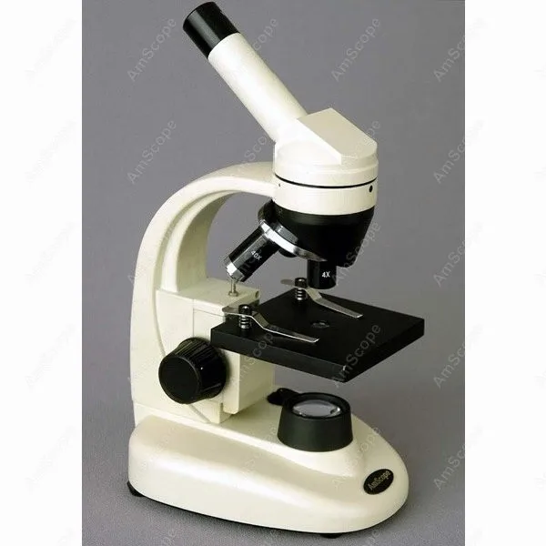 Student Cordless LED Biological Microscope--AmScope Supplies Student Cordless LED Biological Microscope 40X-640X