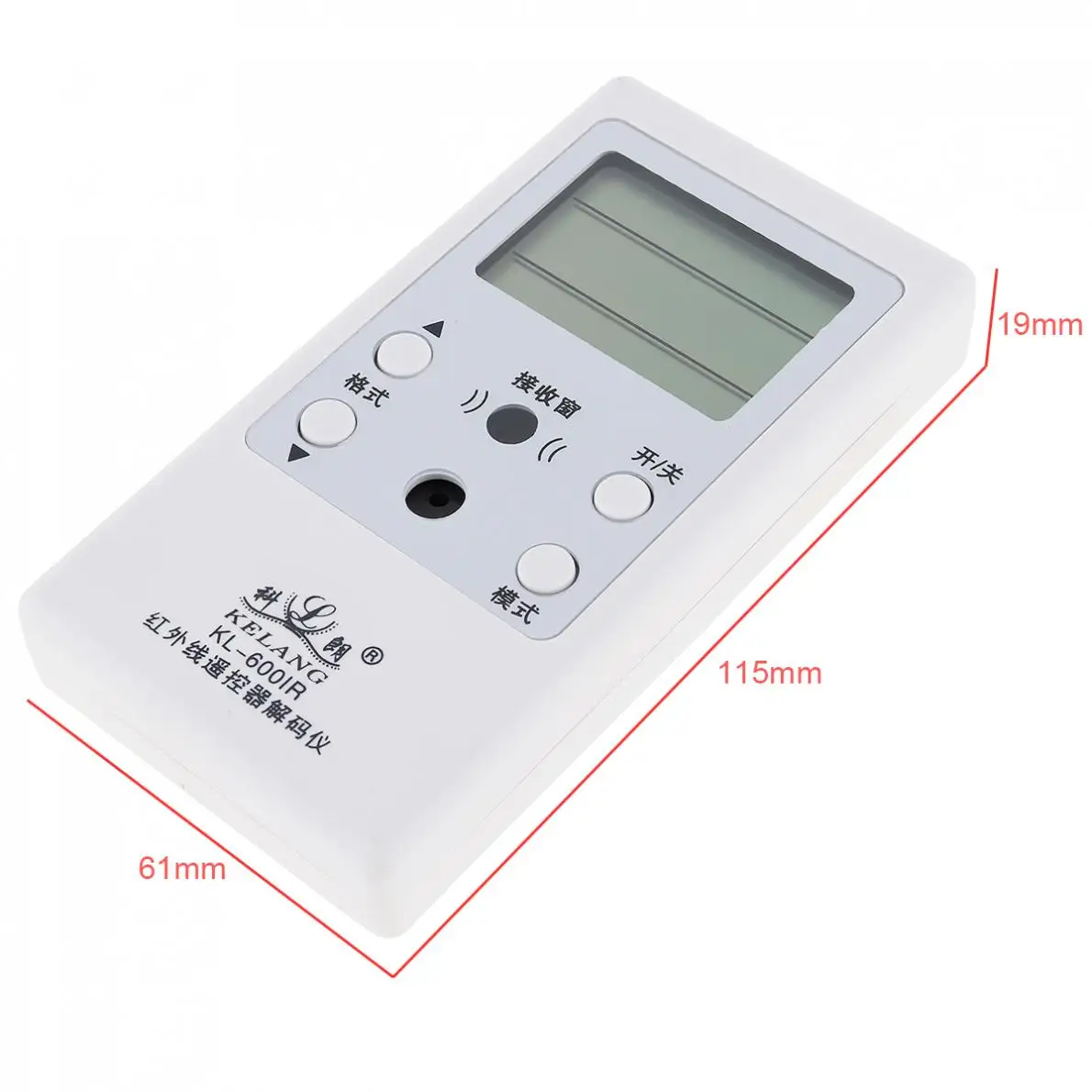 600IR Infrared LCD Display DC3V Remote Control Decoder with Display for Maintenance