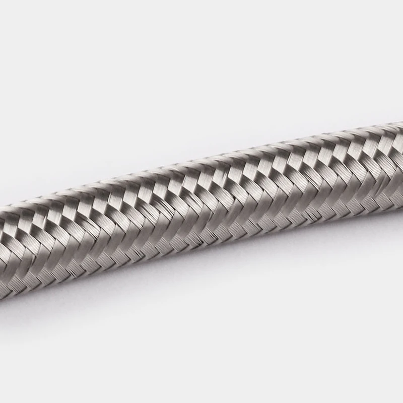 Braided Oil Line Fuel Hose Oil Gasoline Brake Line Hose For Racing Motorcycle Hose 1 Meter AN4 AN6 AN8 AN10 AN12