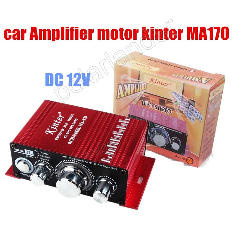 

2 channel Motorcycle 12V hot Selling 20WX2 car auto vehicle audio Power Amplifier handover Hi-Fi audio CD DVD MP3 input MA170