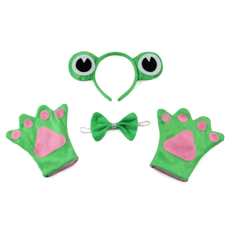 Ensemble jupe tutu et bandeau princesse Frog Prince pour enfants, accessoires de cosplay d'Halloween, cadeau de fête d'anniversaire pour enfants, princesse Gelsauna