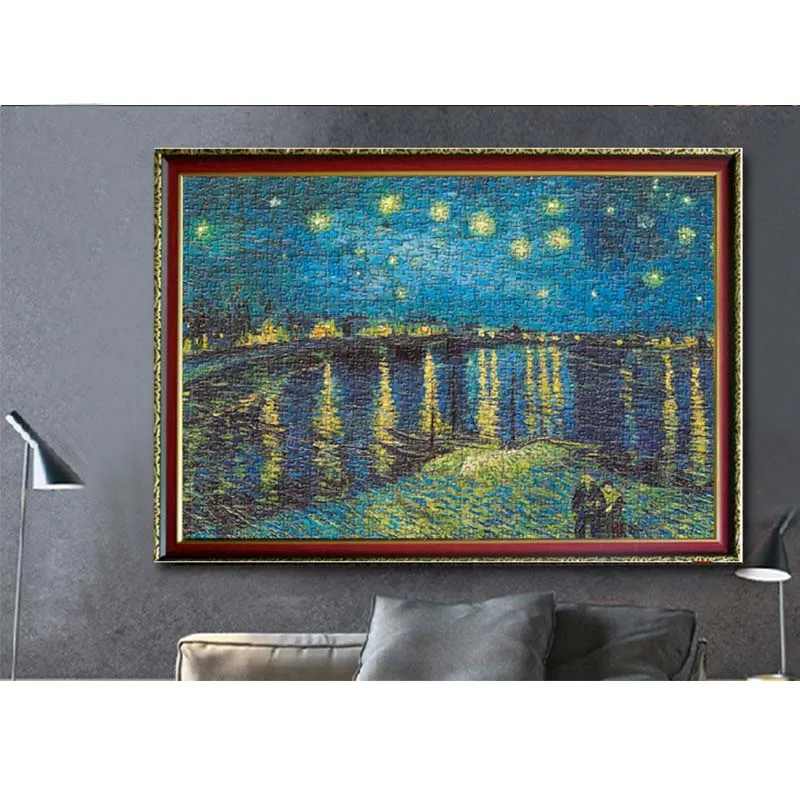 Grownups 3000 pieces challeng puzzle oil painting Puzzle 3000 piece  Home decoration collection toys Gift