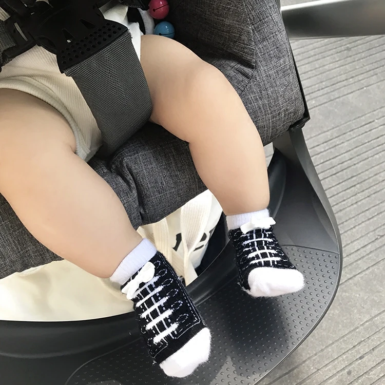 Baru Lahir Kaus Kaki Kapas Cute Bayi Kaus Kaki Kaus Kaki Pendek Tebal Anak Laki-laki Perempuan Bayi Kaki Wear Anak Balita Kaus Kaki Sepatu Aksesoris Musim Panas Berwarna-warni