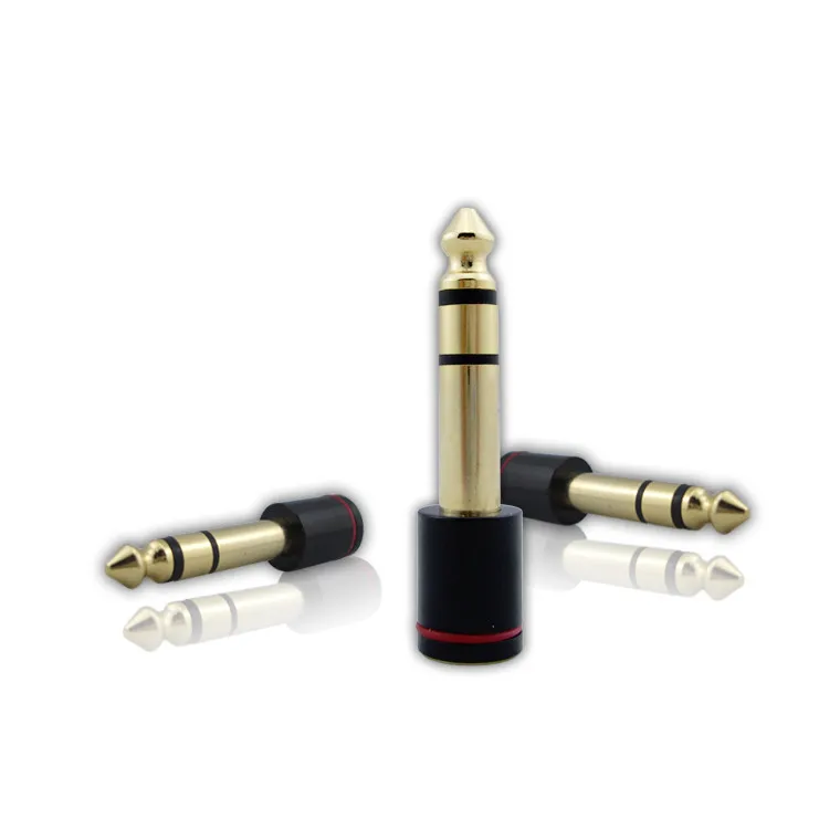 

Gold-plated 6.5 6.35 6.3 to 3.5 Conversion head Revolution of the mother Microphone MIC/audio adapter