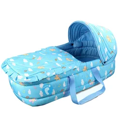 Baby Bed Portable Baby Bassinet Bed Comfortable Newborn Travel Bed Cradle Safety Infant Bassinet Cribs