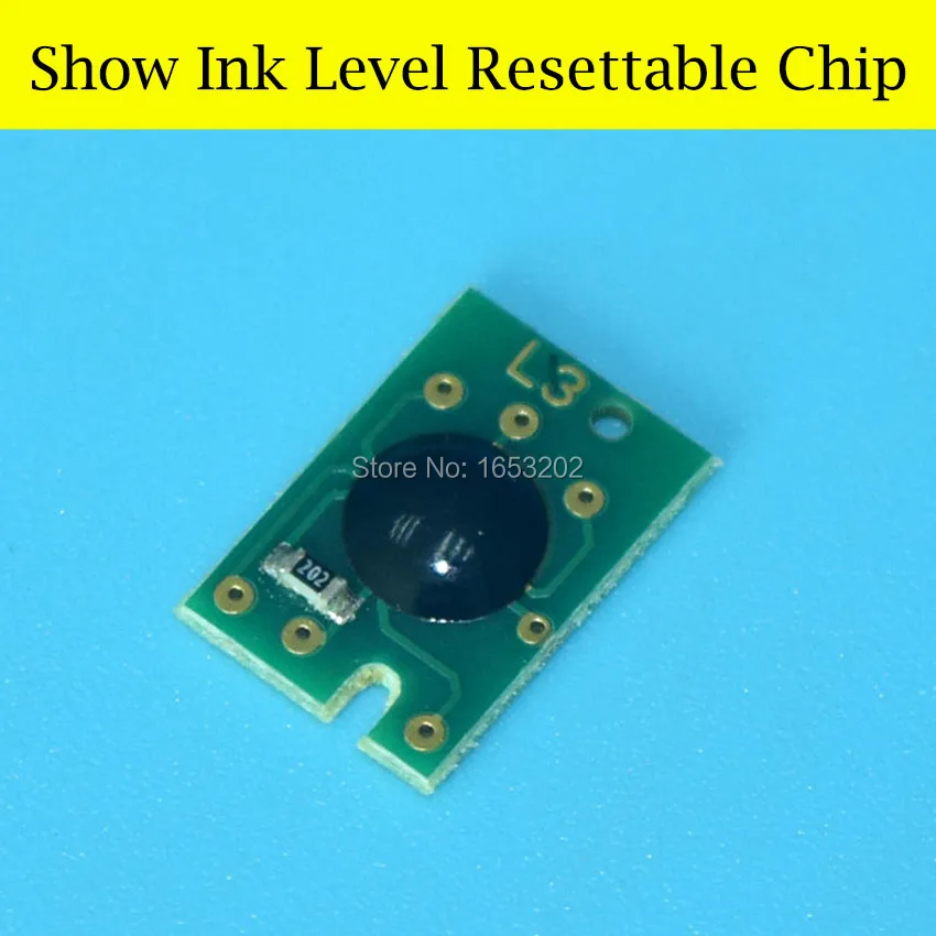 Imagem -05 - Nível de Tinta Reajustável Cartucho Chip para Epson Cartucho de Tinta Chip 7800 9800 T5631 T563 T5639 pc Peças