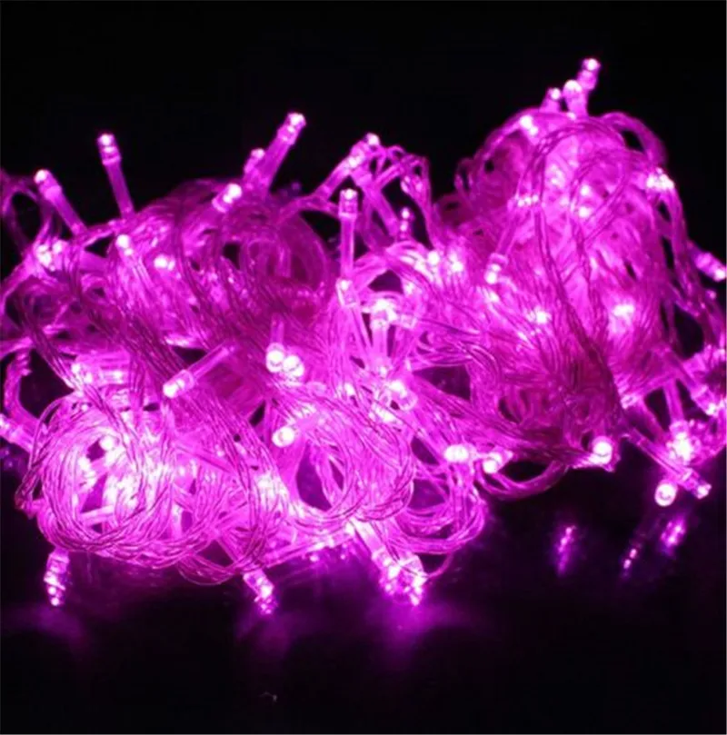 String Light 200 LED 20M Christmas Wedding Party Decoration Lights AC 110V 220V Outdoor Waterproof Led Lamp 9 Colors