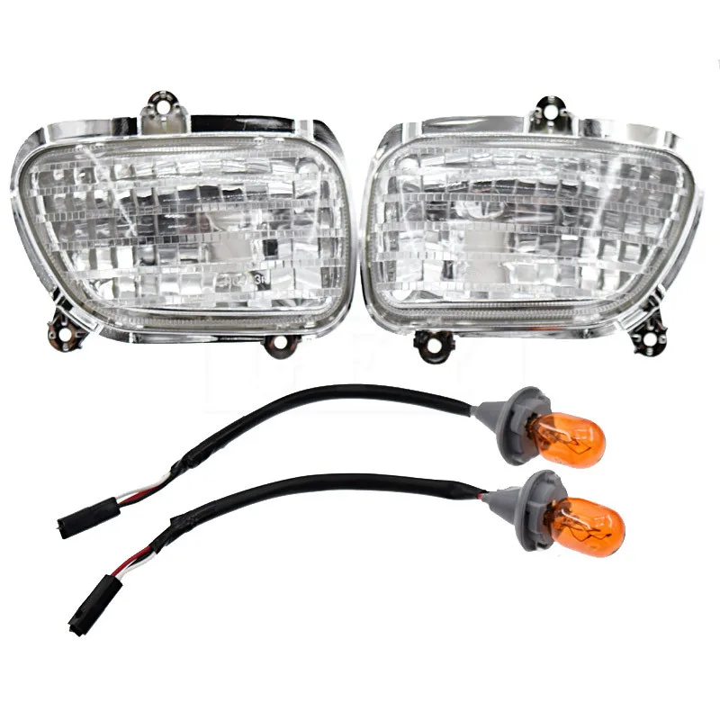 Front Side Turn Signal Lights For Honda Goldwing GL1800 2001 2002 2003 2004 2005 2006 2007 2008 2009 2010 20112012 2013 2014