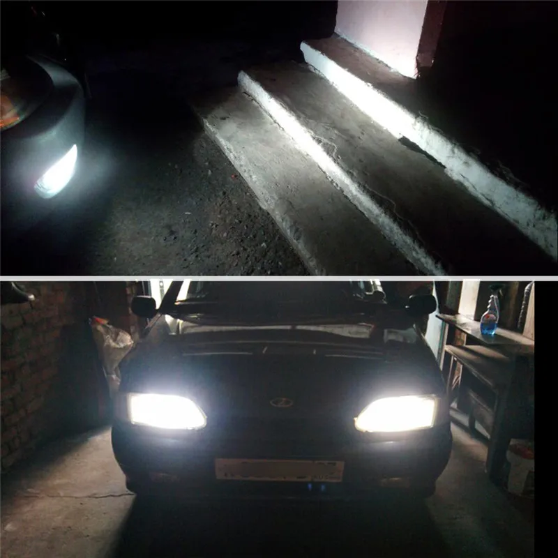 2Pcs/Pair H4 55W 60W Halogen 6000K High Low Beam Light Headlight Bulb Auto P43T H4 6000K DC12V Xenon White Car Fog Lamp