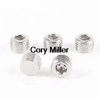 

1/4" PT Male Thread Metal Internal Hex Head Socket Pipe Plugs