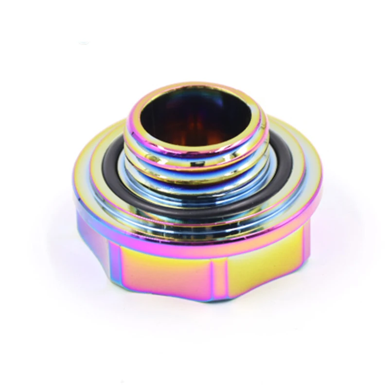 Aluminum Racing Oil Cap For Honda civic For oil filler cap cover with LOGO For mugen power Sticker