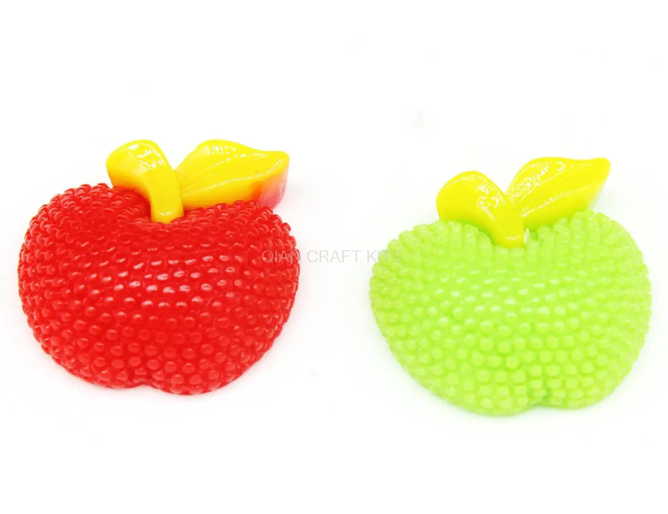 150pcs cute resin bling apple flatback cabochon for DIY crafts scrapbooking 29mm APPLES Resin Decoden Flatback Cabochon