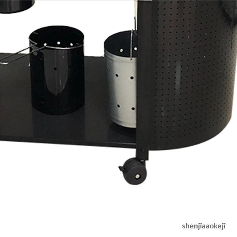 Grand gril de cour, grand gril de cour, Queen, jardin extérieur, gril de luxe européen, chariot facile à déplacer, four, poêle à griller