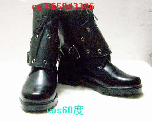 

Final Fantasy VII Cloud Strife Black Shoes Cosplay Boots S008