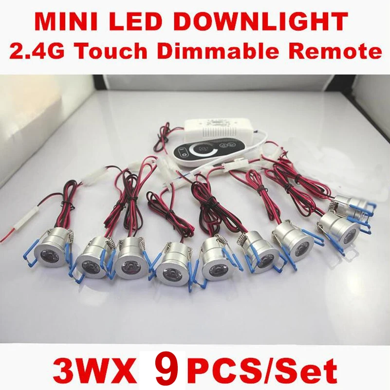 Imagem -04 - Mini Led Downlights Lâmpadas de Teto 3w 110v ac 220v Driver Spotlight 2.4g Dimmer Iluminação Interior Anos Garantia