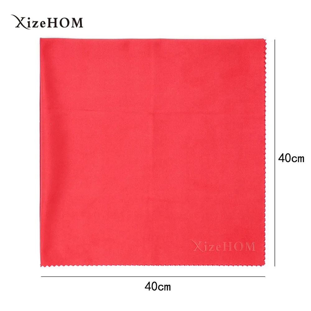 XizeHOM  (40*40cm/2pcs) Large Microfiber Cleaning Cloth for All Eyeglasses, Glasses, Camera Lenses ，screen(5 color)