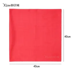 XizeHOM  (40*40cm/2pcs) Large Microfiber Cleaning Cloth for All Eyeglasses, Glasses, Camera Lenses ，screen(5 color)