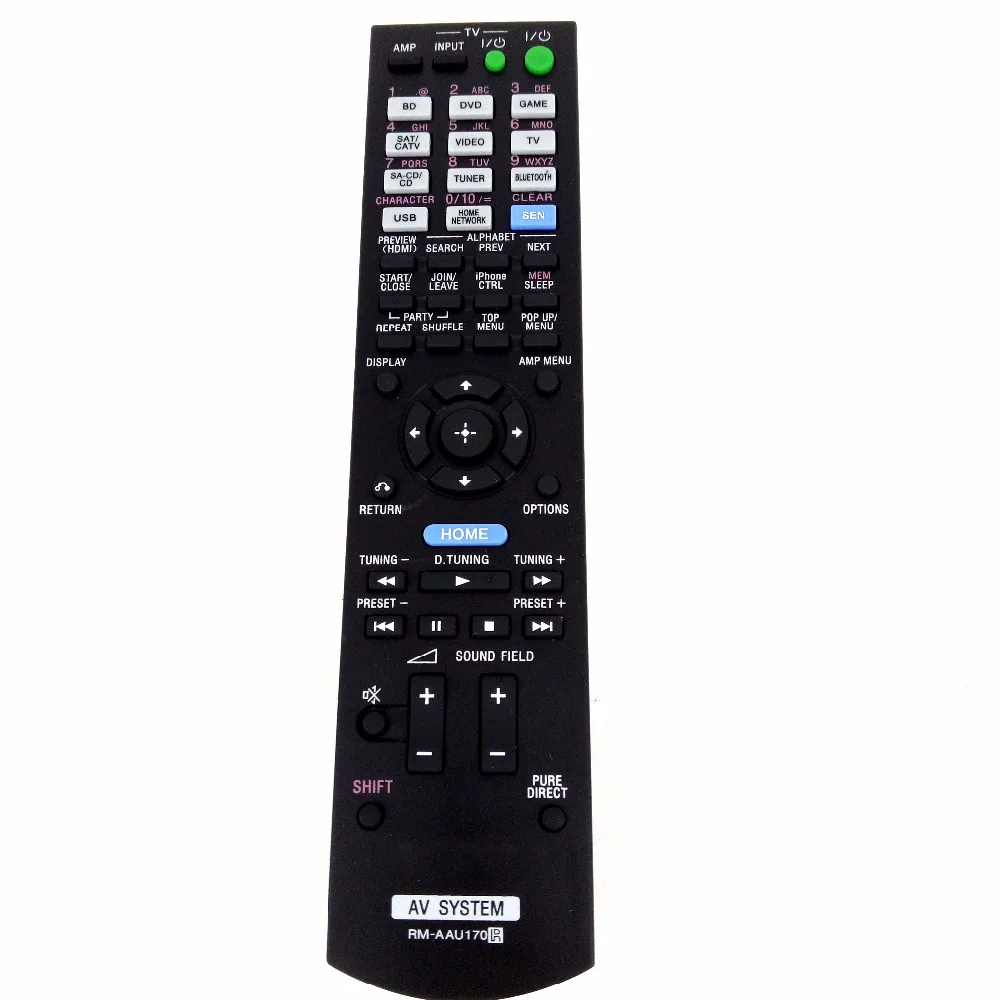 NEW Replacement RM-AAU170 For SONY AV Audio Player Receiver Remote Control STR-DH550 STR-DH740 STR-DN840