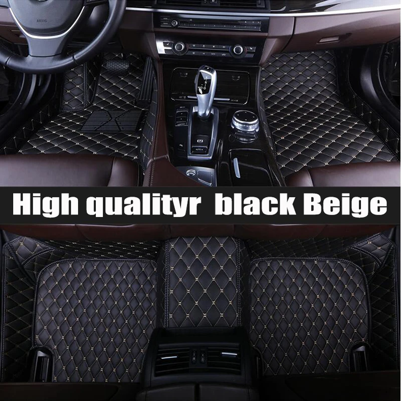 Custom LHD/RHD Special Car Floor Mats For Infiniti EX25 EX35 EX37 EX30d 2008-2013Year Leather Waterproof Anti-slip Carpet Liners