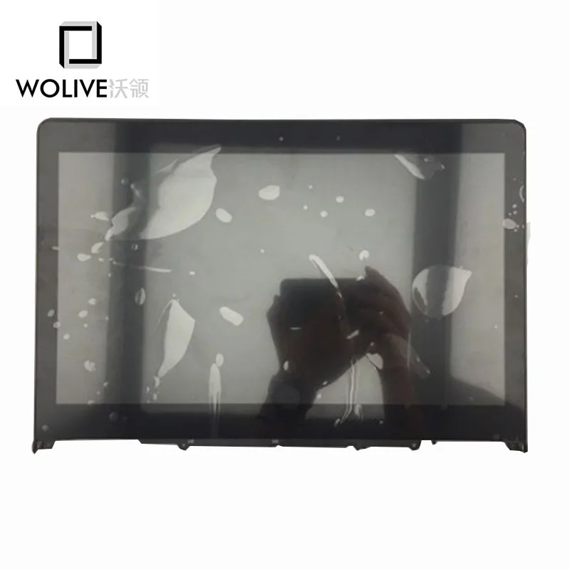 Wolive New LCD screen for Lenovo Flex 3 14 / Yoga 500 Touch Screen Digitizer Replacement With frame