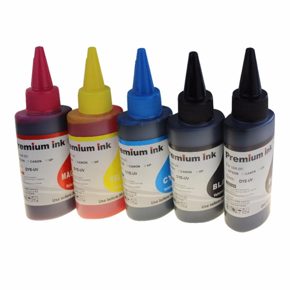 

Dye Ink pgi580 cli581 refill for Canon PIXMA TR7550 TR8550 TS6150 TS6151 TS8150 TS8151 TS8152 TS9150 TS9155 5x 100ML