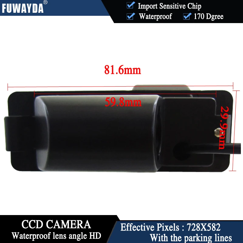 FUWAYDA 4.3 Inch Long Mirror Monitor Wireless CCD Car RearView Camera For Chevrolet Aveo Trailblazer Opel Mokka Cadillas SRX CTS