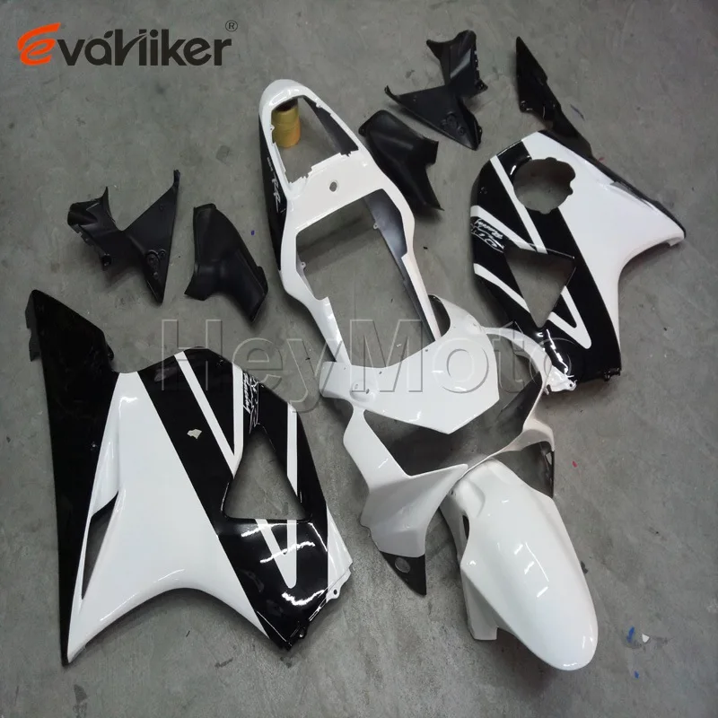 ABS Plastic motorcycle fairing for CBR954RR 2002 2003 white black CBR 954 RR 02 03 motorcycle bodywork kit