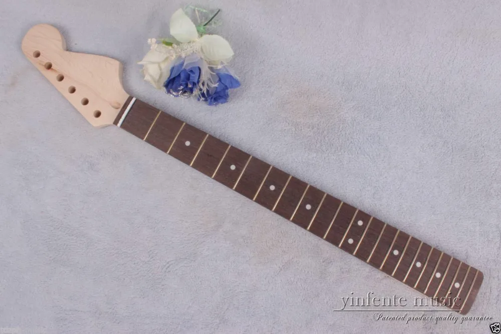 

1pcs electric guitar neck 22 fret rose Fretboard maple 25.5'' Replacement #788