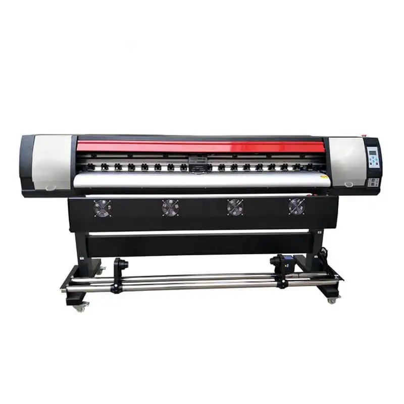 Double Printhead Xp600 Industrial Poster Printer Pvc Sticker Printing Machine High Resolution 1440Dpi Eco Solvent Plotter