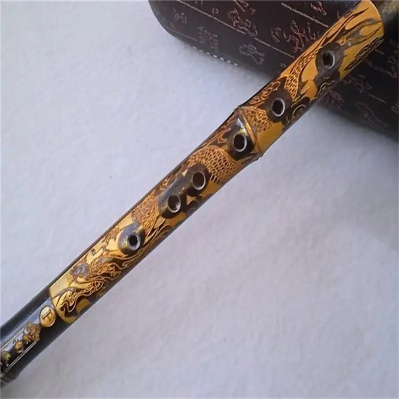 Natural Purple Bamboo Vertical Playing Bawu Flute F/G Key Flauta Bawu Detachable Bau Chinese Dragon Flute Folk Instrument Bawu