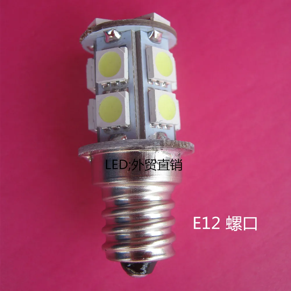 E12 screw port bulb 12V24V18V   instrument machine tool  refrigerator  LED20  B15 only 2025-02