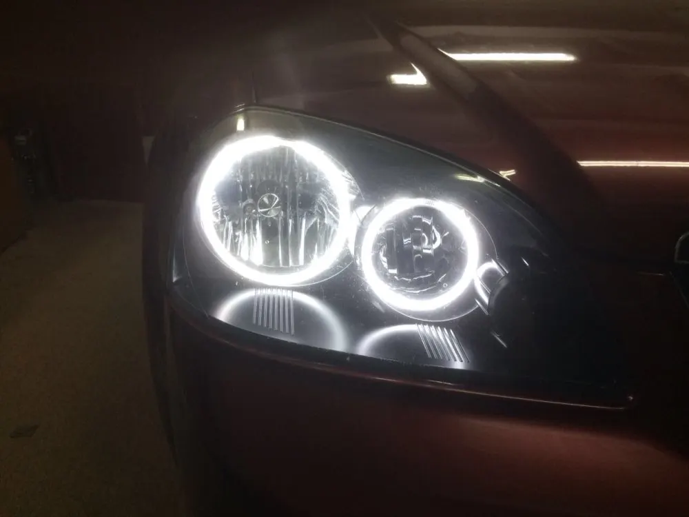 Ultra bright SMD white LED angel eyes  ring kit daytime running light DRL for Chevrolet Lacetti Optra Nubira 2002-2008