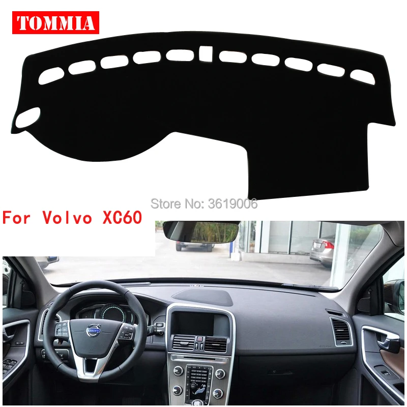 

TOMMIA Interior Dashboard Cover Light Avoid Pad Photophobism Mat Sticker For Volvo XC60