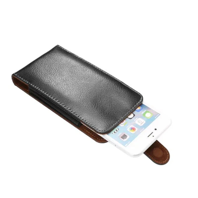 Saszetka biodrowa z klipsem do paska dla Samsunga S26 S25 S24 S23 S22, skórzana etui męskie z magnetycznym zamknięciem, kabura na iPhone'a 17 16 15 14 13 — zdjęcie produktu 3