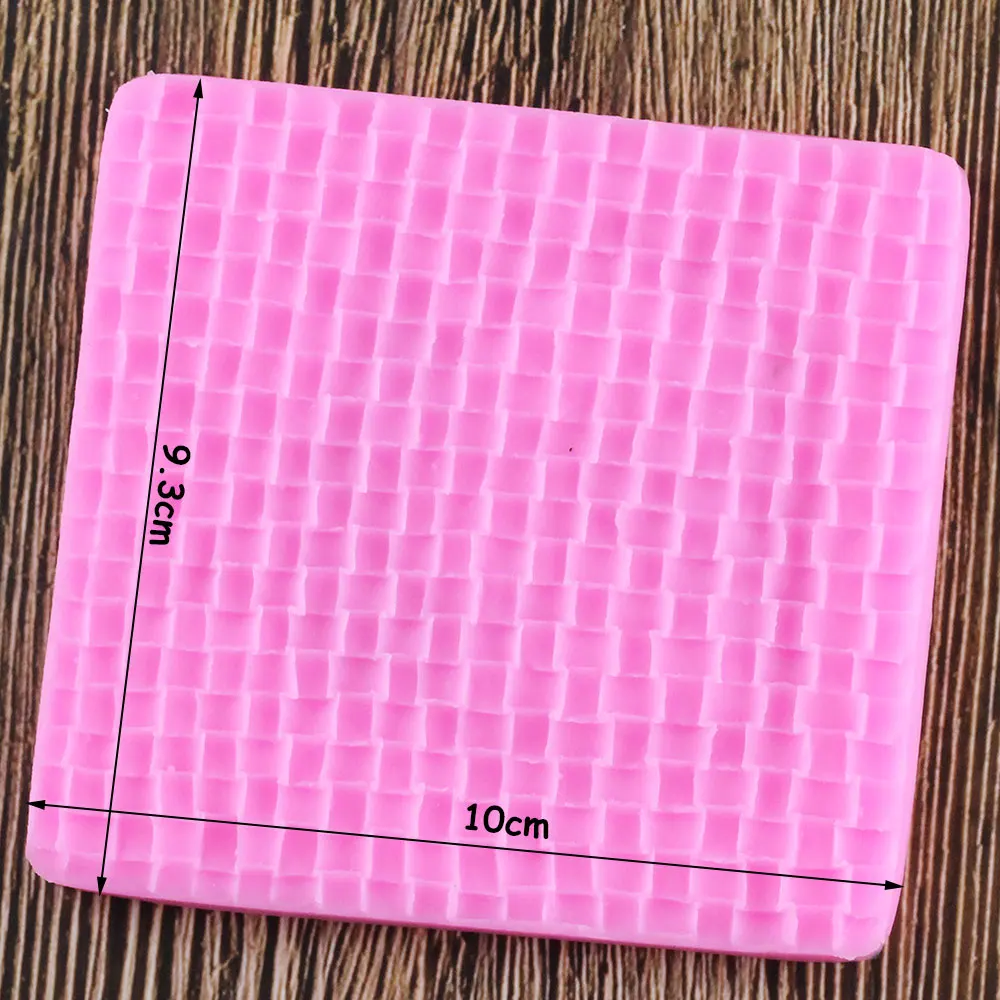 Knitting Wool Lace Pattern Fondant Silicone Molds Knit Printing Pad Texture Template Cake Decorating Kitchen Baking Tools