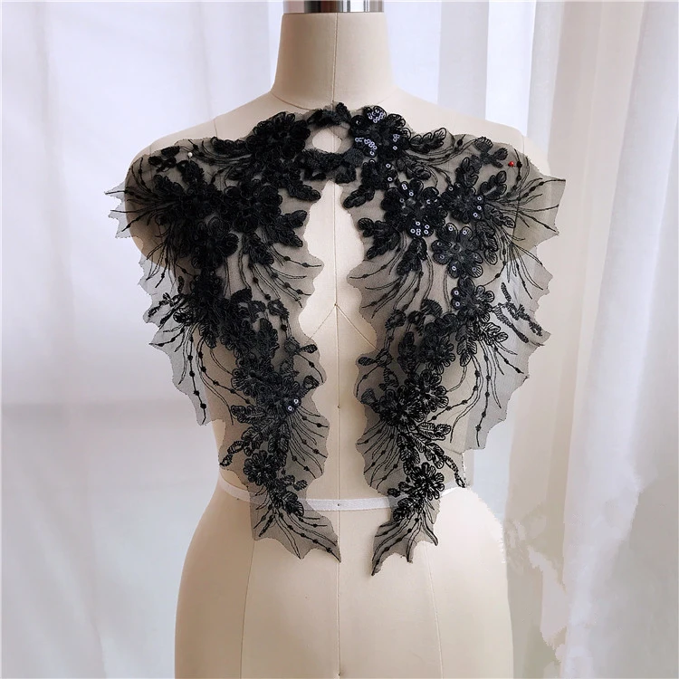 5 Paar/10 Stück Spitzenblumen, 10 Farben Brautaccessoires, Näh-DIY-Material, Fertige Blumenaccessoires. RS317 – Detail 14
