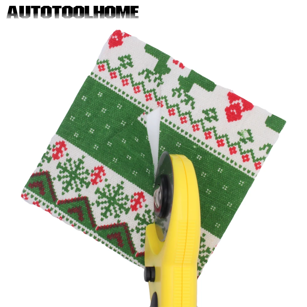 Autotolhome-شفرات دوارة 45 مللي متر ، قماش مرقع ، قاطع دائري فولاذي ، خياطة اللحف ، يناسب Olfa Fiskars ، 5 قطعة