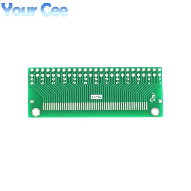 5 قطعة/1 قطعة 50P 0.5 مللي متر/1.0 مللي متر FFC FPC إلى DIP 2.54 مللي متر الملعب لوحة محول TFT LCD المقبس SMD محول لوحة دارات مطبوعة