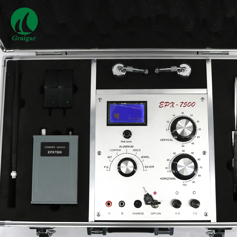 A Wide Range Of Great Depth EPX7500 Underground Metal Detector For Gold, Silver, Copper, P.G, Tin, Aluminum And Jewel