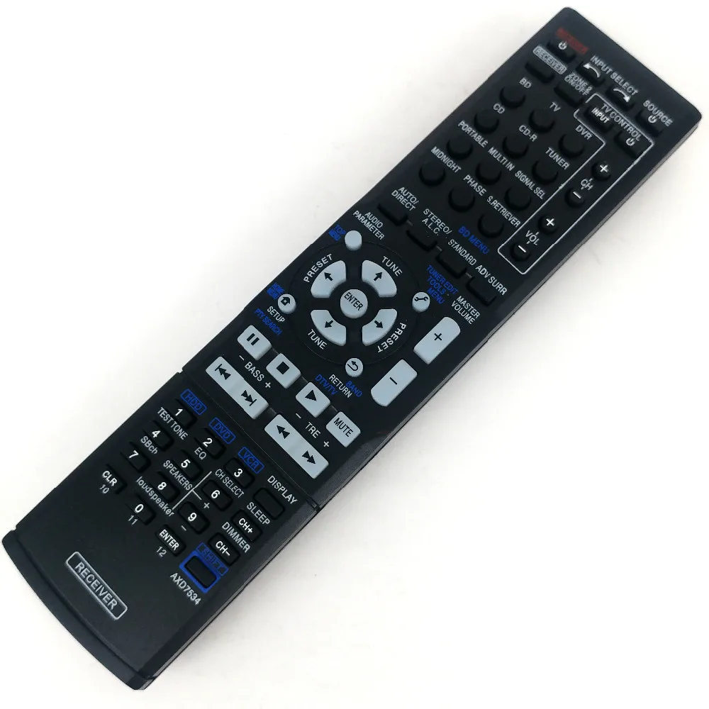 AXD7534 for pioneer AV Receiver Home Theater Remote control AXD7568 VSX-819H-S VSX-819H VSX-519V-k Vsx520 K/VSX-521-K/VSX-920-K