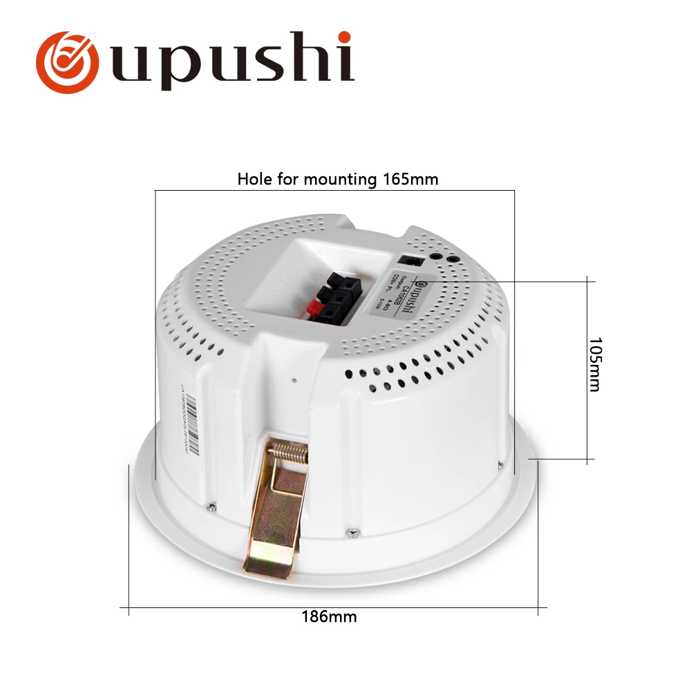 Oupushi Bluetooth ceiling speakers 6.5-inch roof speakers background music amplifier