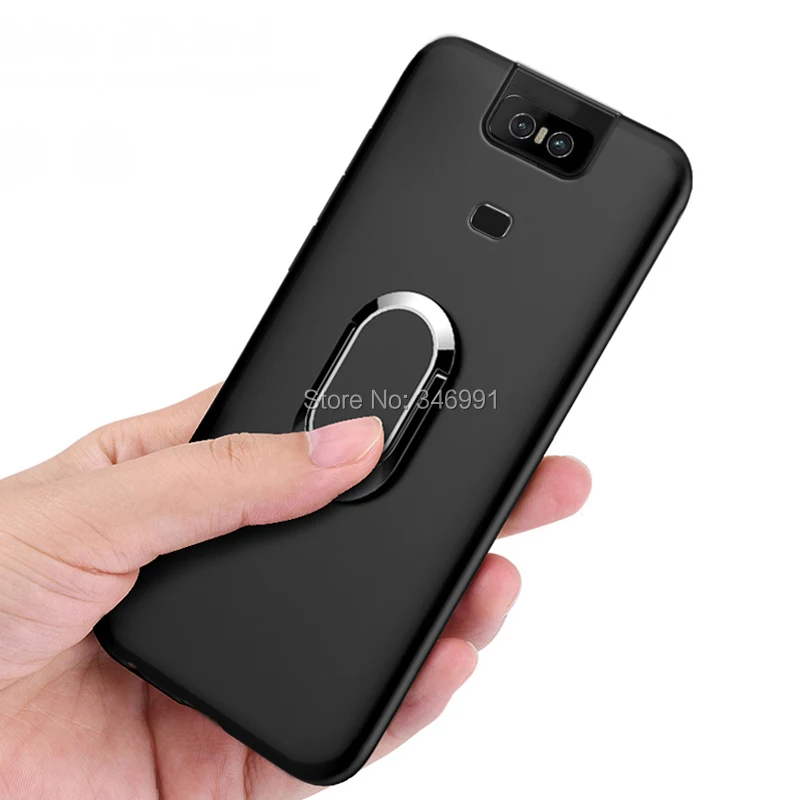 Asus ZenFone 6 ZS630KL Case Luxury 2019 I01WD 6.4 Inch Soft Black Silicone Cover for Asus ZenFone 6 ZS630KL