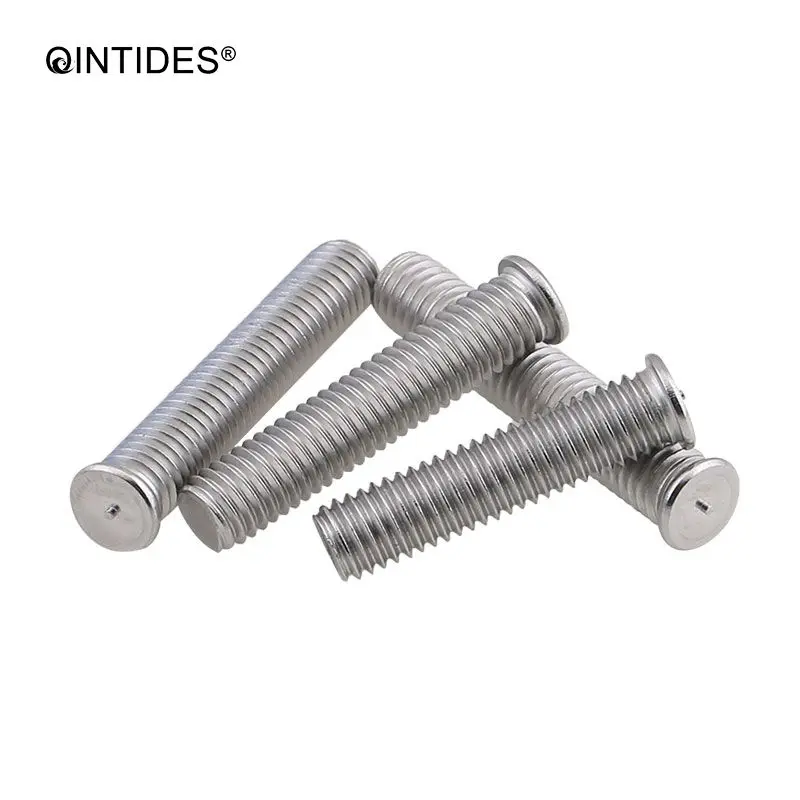 QINTIDES 50/1000Pcs M3 M4 M5 M6 Weld Studs For Capacitor Discharge Welding Stainless Steel Spot Welding Screws Welding Nails